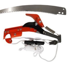 Hernyózó olló fűrésszel